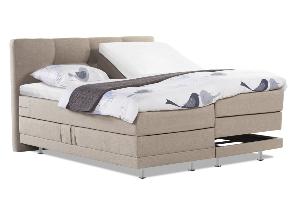 Boxspring Ostland elektrisch | 100x200 | | totaalBED | 1-persoons
