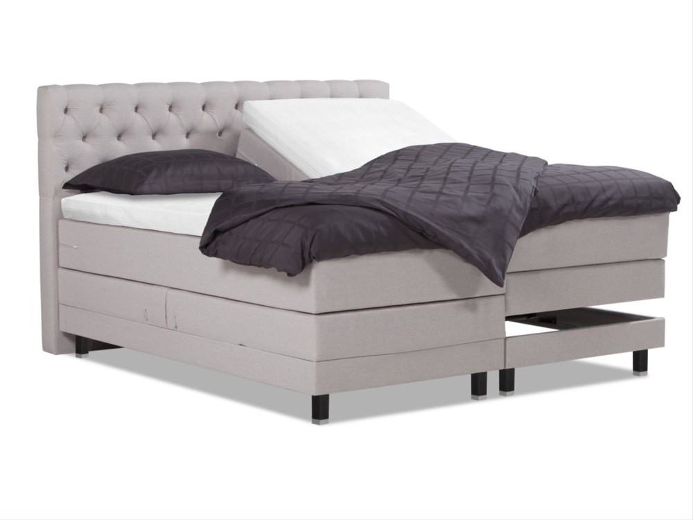 Boxspring Lulea elektrisch | 140x200 | | totaalBED | 2-persoons