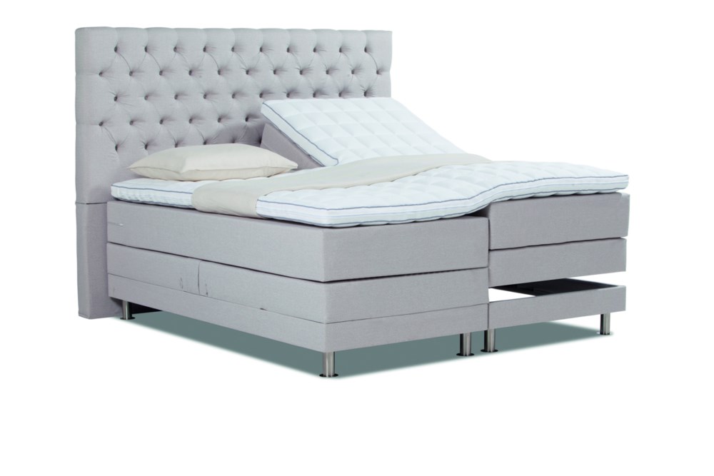 Boxspring Lulea elektrisch 150cm | 140x200 | | totaalBED | 2-persoons