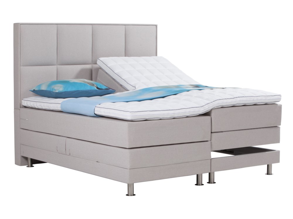 Boxspring Sundfall elektrisch 150cm | 140x200 | | totaalBED | 2-persoons