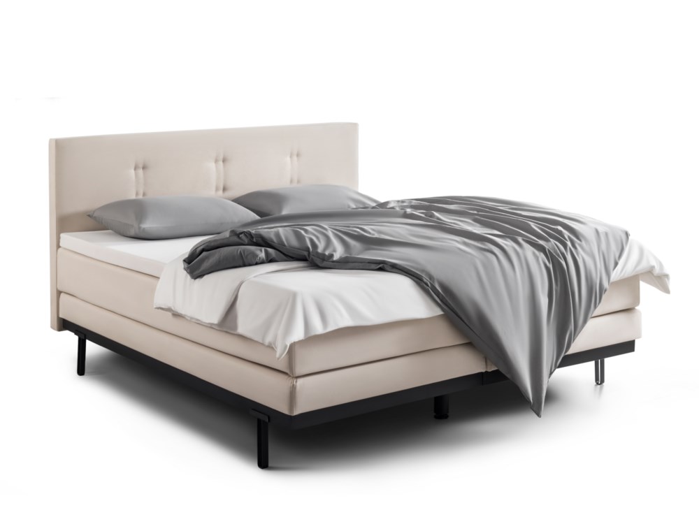 Boxspring Cannes elegance vlak | 180x200 | | totaalBED | 2-persoons