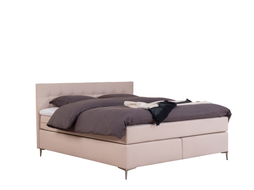 Boxspring Rome vita | 100x200 | | totaalBED | 1-persoons