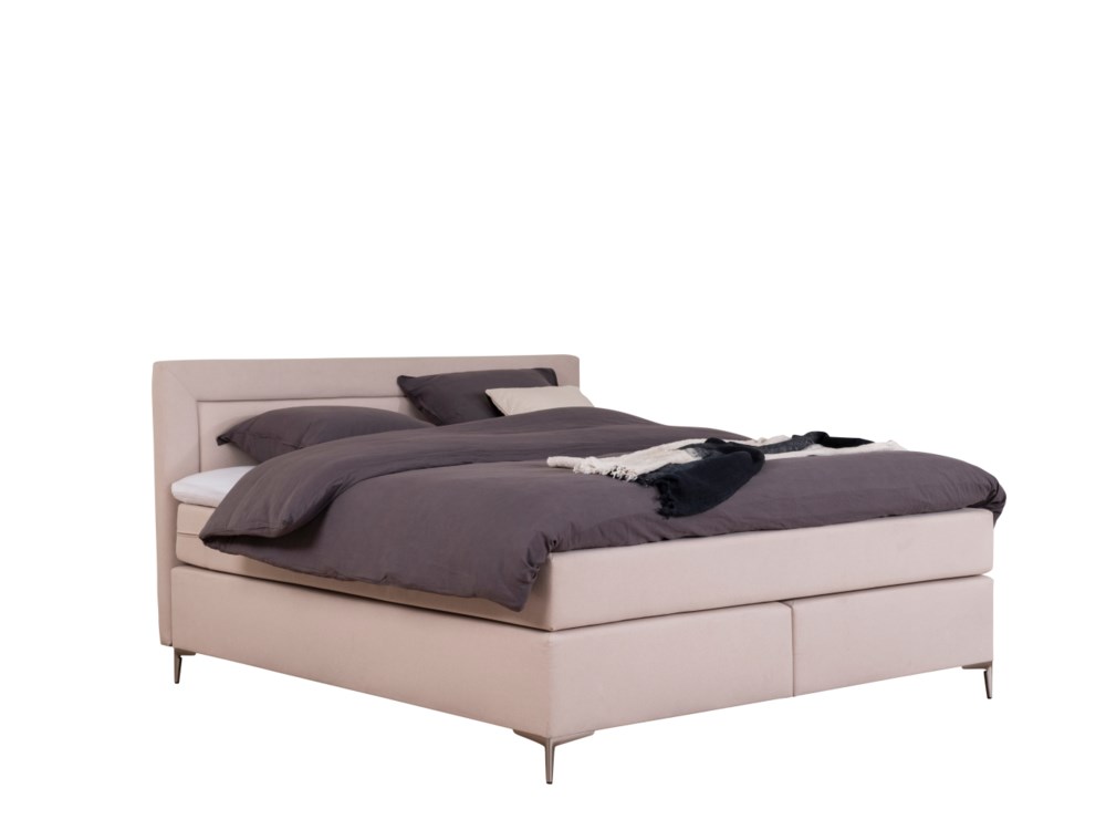 Boxspring Milaan vita | 100x200 | | totaalBED | 1-persoons